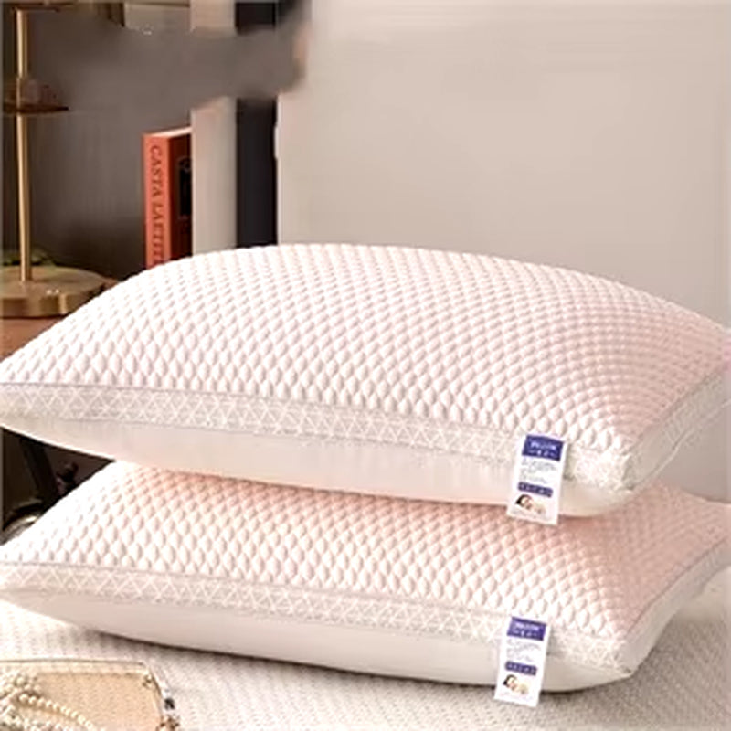 Ice Silk SPA Pillow for Summer Breathability Neck Protection Cooling Pillow Core Male Family Pair Set Student Dormitory